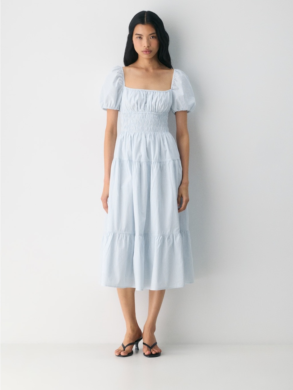Aritzia Wilfred Allegoria Poplin Dress